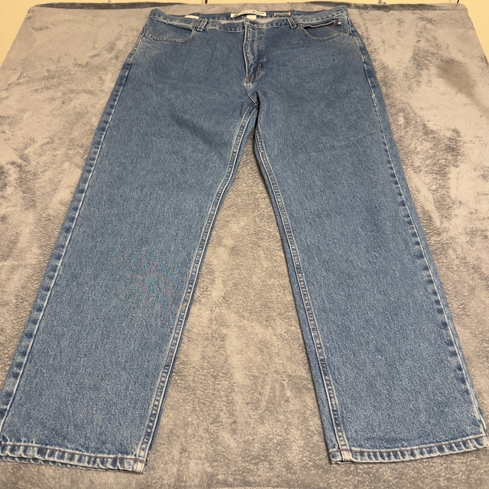 Harley-Davidson Traditional Fit Straight Leg Blue Denim Jeans Mens 42x30